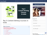 Top Content Writing Courses in India - Review 2021
