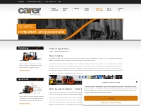 Electric Forklift Fields of Application | Carer Electric Forklifts