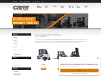 Carer Electric Forklift Product Range | Electric Forklifts