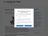 Should You Get That Pet? - Caring Pets