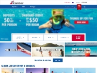   	Carnival Cruise Line Australia - Cruise Deals + Packages