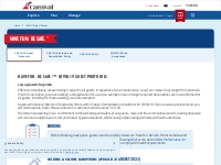   	COVID-19 Guest Protocols, FAQs + More at Carnival Cruise