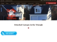 Detached Garages | Custom Garage Builders Chapel Hill | Garage Constru
