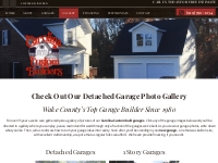 Detached Garage Builder Wake County | Full Dormer Garages Durham | Aux