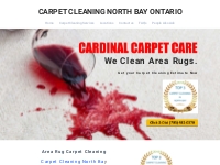 Area Carpet Cleaning - Carpet Cleaning NORTH BAY Ontario
