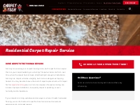 Residential Carpet Repair Service | Carpet Stretching