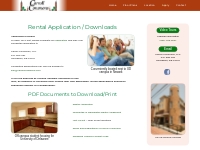 Rental Application of Carroll Commons University of Delaware