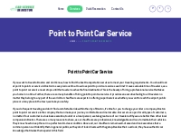 Point to Point Car Service Boston