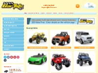 Car Tots Ride On Toys | Cars for Toddlers and Kids, Remote Control Rid