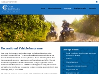 Recreational Vehicle Insurance - Cary Insurance