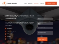 CCTV security camera installation melbourne | Casals Security
