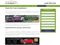 Cash for Cars Hawthorn | Free Car Removal Today