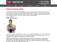 Cash For Used Cars Removal Perth Get Cash On The SPOT