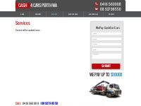 Services | Cash Car Removal Perth Call Now on 0416 560 008