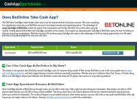 Does BetOnline Accept Cash App | Using Cash App At BetOnline