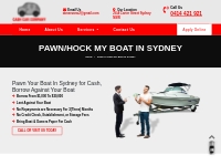 Pawn A Boat in Sydney | Hock a Boat in Sydney