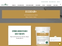 Ecodur Roof Coating: Repair Flat Roofs With Max Adhesion - Castagra