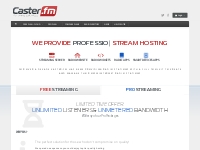 Caster.fm - Free Radio Stream Hosting - Start Your Own Internet Radio
