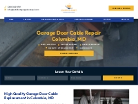 Garage Door Cable Replacement Castle Fort Columbia MD
