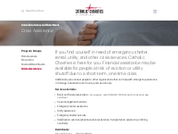 Crisis Assistance - Catholic Charities of the Archdiocese of Chicago