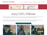 2023 CAYL Fellowship - The CAYL Institute