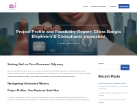Project Profile and Feasibility Report- China Bangla Engineers   Consu