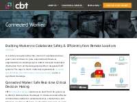 Connected Worker | Remote Work, Safety   Training Solutions | CBT