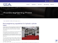 Rod Straightening Press | CCA Hardchrome