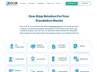 All-in-one Localization   Translation Services Provider | CCJK