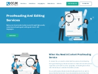Proofreading and Editing Services by Professionals | CCJK