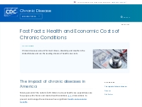 Health and Economic Costs of Chronic Diseases | CDC