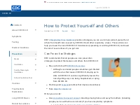 How to Protect Yourself and Others  | CDC