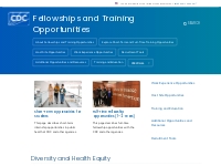 Fellowships and Training Opportunities | CDC