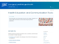 Health Education Materials and Resources for Immigrants, Refugees, and