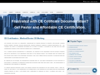 CE Certification - Medical Device CE Marking
