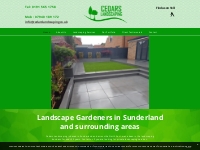       Landscape gardeners from Cedars Landscaping, Sunderland