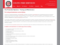 Fire Testing Sydney | Fire Maintenance Company | Celtic Fire