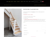 Solid Oak Stair Tread - Highest Quality