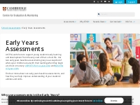 Early Years Assessments and Development | CEM