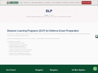 Distance Learning Programs (DLP) for Defence Exam Preparation- CDA