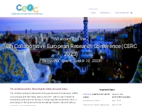 Collaborative European Research Conference   CERC 2023