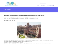 Call for Papers   CERC 2023