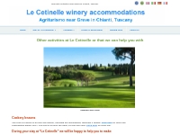 Help with activities near Greve in Chianti, Tuscany