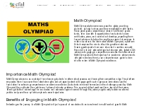 Math Olympiad Expertise Winning Strategies CFAL India