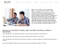 NEET Coaching in Karnataka - Center for Advanced Learning