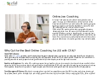 CFAL Premier Online JEE Coaching