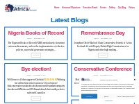 Latest Blogs - Conservative Friends of Africa - Scotland