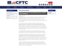 CFTC’s Energy and Environmental Markets Advisory Committee to  Meet Fe