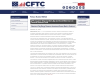 CFTC Customer Advisory Alerts App and Social Media Users to Financial 