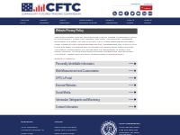 Website Privacy Policy | CFTC